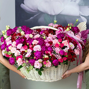 Корзина "Малиновый сад"