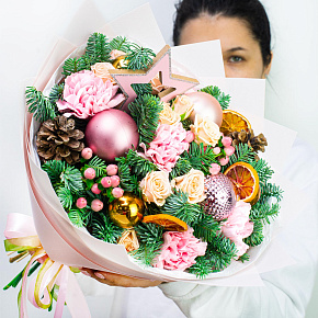 Букет "Звезда Нового года"