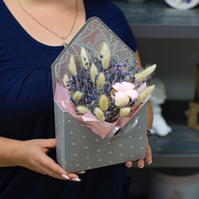 Коробочка с сухоцветами №1