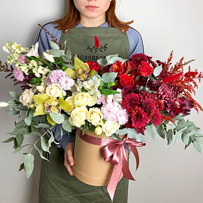 Шляпная коробка "Градиент"