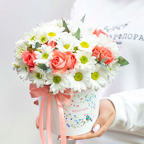 Шляпная коробка "Моей маме!"