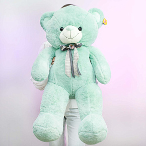Большой мятный мишка 70 см