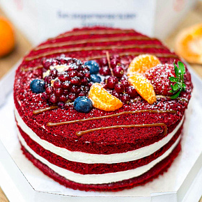 Торт "Красный бархат" кондитерская "Белореченские торты"