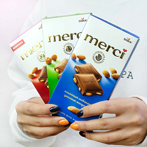 Плитка шоколада Merci 100 гр