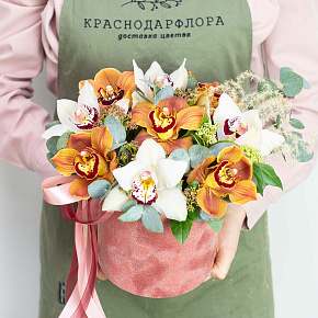 Шляпная коробка "Wow Orhids"